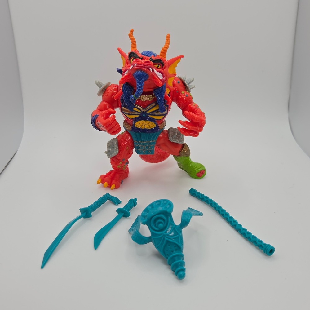 Vintage TMNT Hot Head 100% Complete Playmates 1992 Teenage Mutant Ninja Turtles